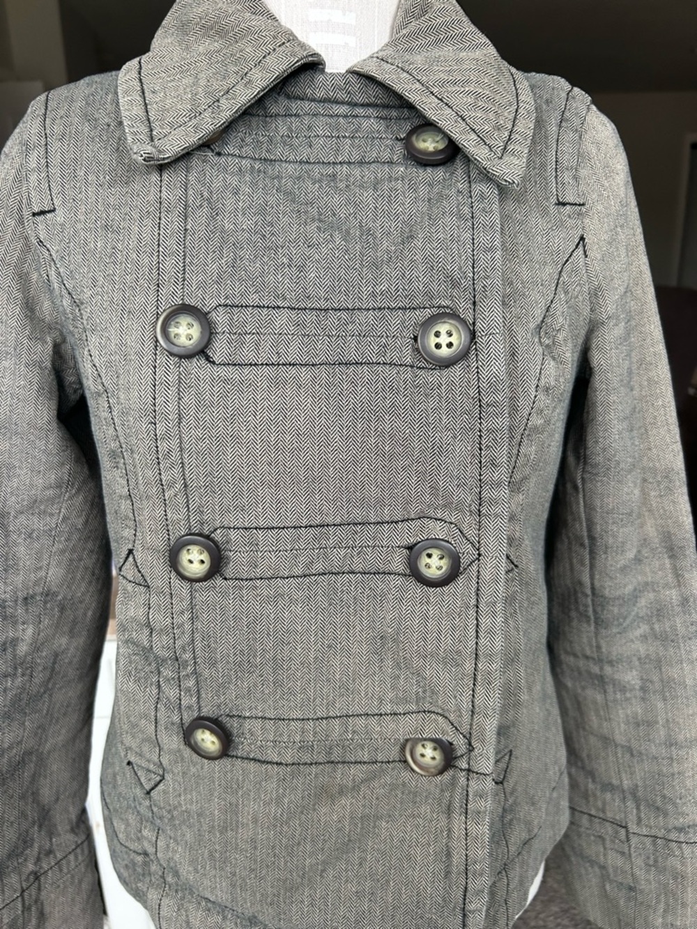 Mossimo Supply Co. Women’s Herringbone Quilted Lined Jacket XS-S - Picture 2 of 12